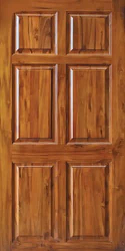 Panel wood door