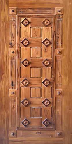 Fancy wooden door
